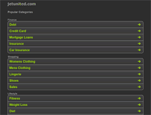 Tablet Screenshot of jetunited.com